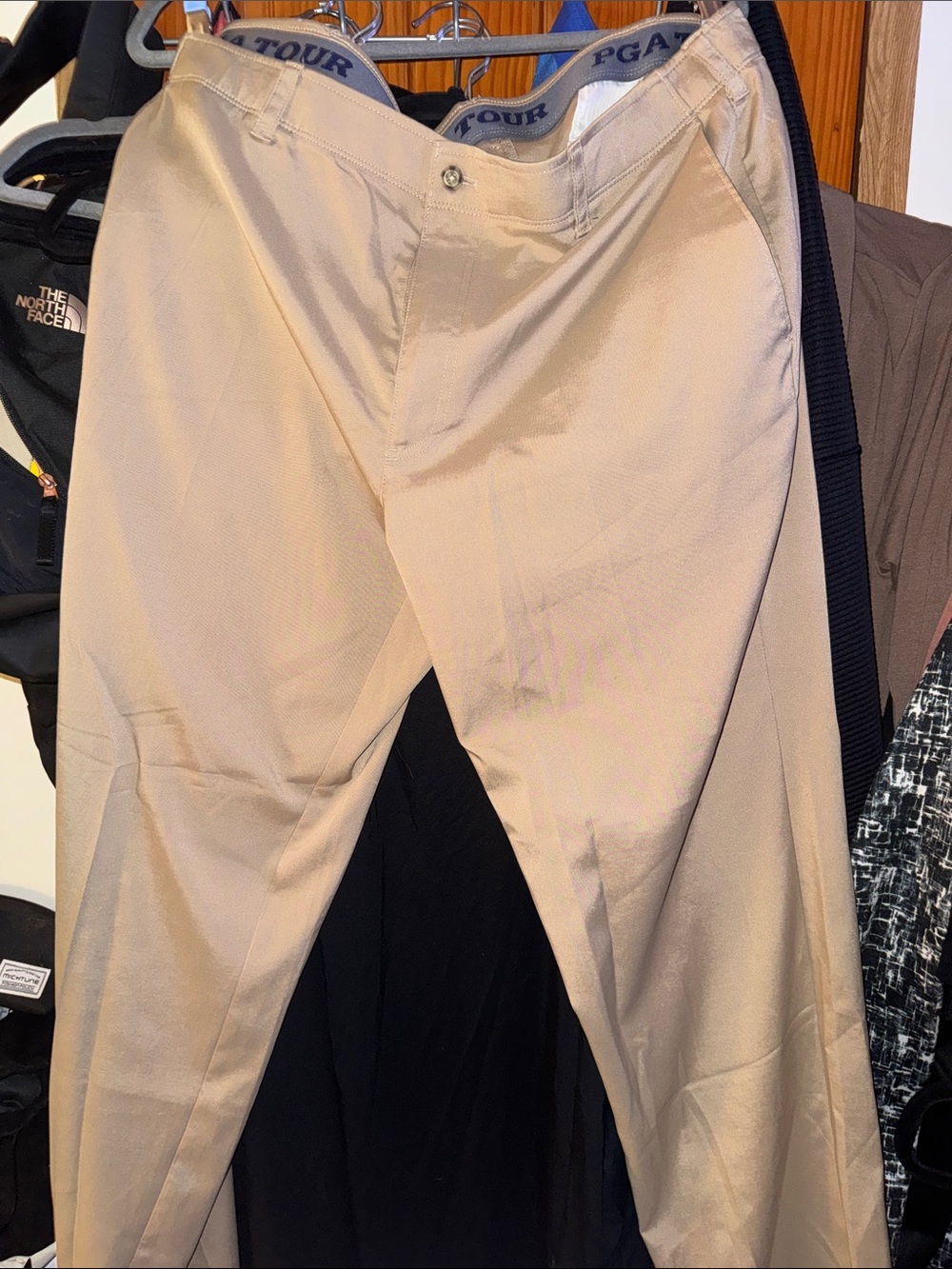 PGA TOUR Men’s Tan Golf Chinos